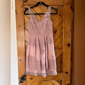 Yoana baraschi dusky rose dress. Size 0. Worn once. Great condition